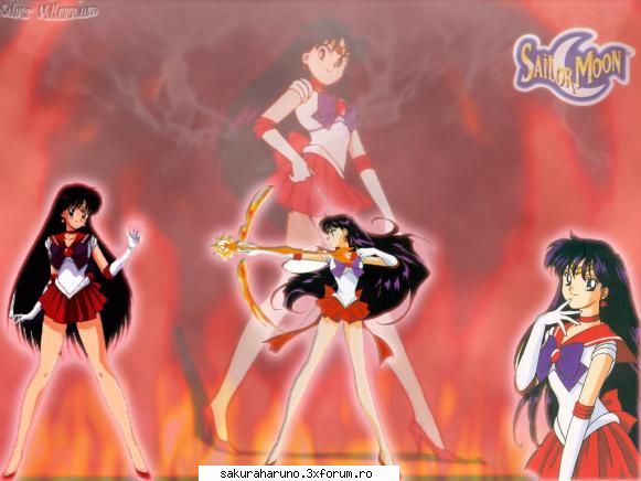 sailor mars a 3 sailor moon foarte si infumurata poze cu ea sailor mars